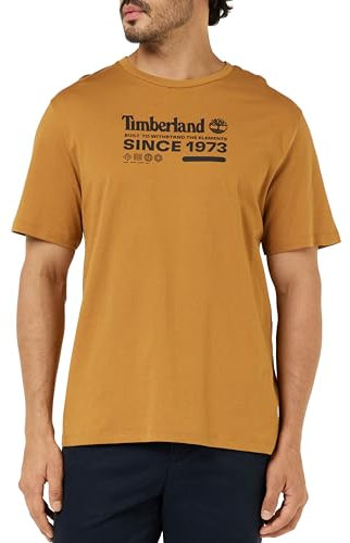 Timberland Men's Short Sleeve Tee 1 Tier3 T-Shirt, Wheat Boot, L
