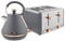 Tower Cavaletto Kitchen Set, 1.7L Rapid Boil Kettle & 4 Slice Toaster, Grey and Rose Gold, T10044RGG, T20051RGG