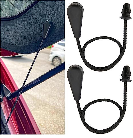 YFJES Kofferraum-hinterer Hutablage-Schnurgurt 7701045160 7701062123 Passend for Renault Passend for Megane Passend for Clio Passend for Laguna MK1 MK2 MK3 1 2 3 Passend for Schrägheck (Color : 1pcs)
