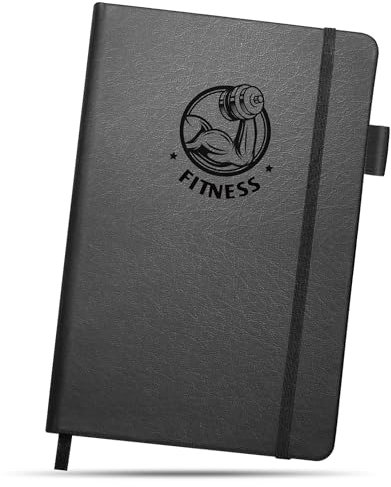 Cucoller Fitness Journal, Workout Notizbuch & Logbuch für Frauen & Männer, Workoutplaner Fitnessplaner, Trainingstagebuch Fitnesstagebuch für Training Bodybuilding Crossfit Sport im Gym & Hometraining