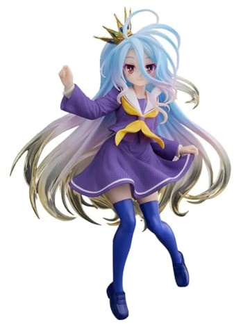 Jilijia No Game No Life Figur Stephanie Dola/Shiro Figur PVC Modell Statue Desktop Ornamente Heimdekoration