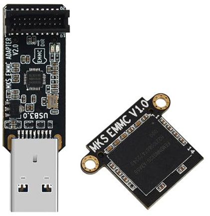 EMMC-ADAPTER V2 Upgraded USB 3.0 Kartenleser Programmierer Steuerplatine 3D Drucker Zubehör EMMC 32G