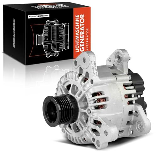 Frankberg Lichtmaschine Generator 110A Kompatibel mit Golf VI Variant AJ5 1.4L Benzin 2009-2013 Polo 9N 1.4L Benzin 2001-2009 Fabia II 542 1.4L Benzin 2007-2014 Replace# 0124325125