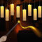 Joycabin Flammenlose LED Kerze mit Zauberstab Fernbedienung, Schwimmende kerzen, Batteriebetriebene Kerzen, Hängende Kegelkerze Fensterkerzen für Weihnachten, Halloween, Geburtstag, Party (8 Stück)