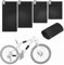 Alriedy Protection de cadre de vélo - Protection de cadre en carbone pour porte-vélos Thule - Protection de cadre pour vélo électrique - Fermeture Velcro en néoprène - Convient pour accessoires de