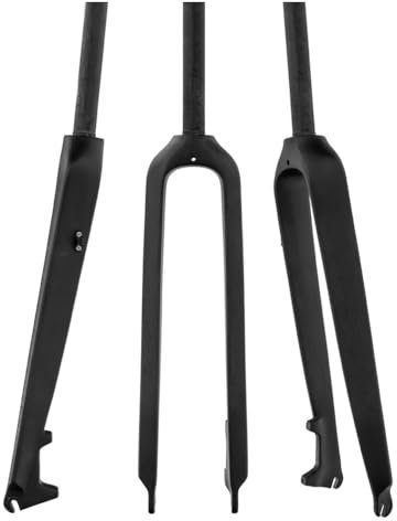 GJYDPU 26/27.5/29 3K T800 MTB Forcella con Freno a Disco Fisso 1-1/8 Full Carbon Tubo Dritto Senza Filettatura da 28,6 mm Forcella Anteriore per Mountain Bike Super Leggera