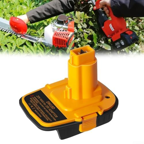 Volakebeing DM18D Battery Adapter Compatible with for-Dewalt 18v Tools, Convert Compatible with for 20v Li-Ion Batteries to Work with 18v Power Tools