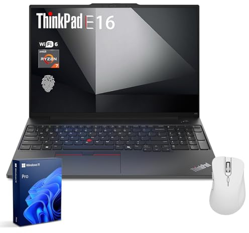 Lenovo ThinkPad E14 Gen 6 Laptop | 14 WUXGA | AMD Ryzen 7 7735U | 64GB DDR5 | 2TB SSD | Fingerprint | Backlit Keyboard | HDMI | Wi-Fi 6 | Windows 11 Pro | Bundle with ADATA 64GB USB Flash Drive