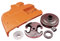 Kit di ingranaggi a vite senza fine for tamburo, coperchio laterale, frizione, freno catena, for motosega Husqvarna 340 345 350, pezzo di ricambio