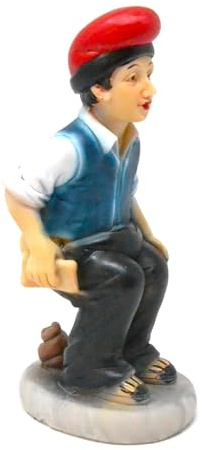 Genérico CAGANER Harz, versteckte Krippe, 14 cm, der Mann, Krippenfigur, Krippe, Krippe, Krippe, Jesus, 3 Könige.