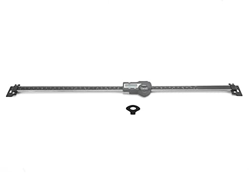 Righello con display digitale Calibro di misurazione del calibro di uscita del tornio orizzontale in lega di alluminio ad alta precisione 0 400mm per macchine utensili e torni