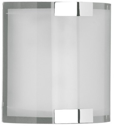 Trio Leuchten Wandleuchte Divo in Chrom, Glas matt weiß, 2522011-06