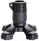 OSSENBERG 4-Punkt Gummikapsel Safety Foot schwarz - Sicherheitsfuß mit Stahleinlage für Rohrdurchmesse 19-20mm - Stabilisierungsvorrichtung für Gehstöcke & Krücken - Ersatzfußpolster - bis 200KG