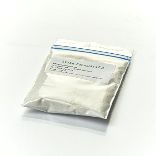 SWAK Zahnsalz aus Miswakholz, Kristallsalz und Nelkenöl im Beutel (Nachfüllbeutel) 12g zum Zähne putzen