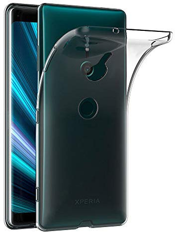 AICEK Sony Xperia XZ3 Hülle, Transparent Silikon Schutzhülle für Sony XZ3 Case Clear Durchsichtige TPU Bumper Xperia XZ3 Handyhülle (6,0 Zoll)