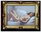 Lnxp Bild Bilderrahmen Foto 90x70 cm ABSTRAKT AKT EROTIK SEXY Künstler : A. FORNONI Bilder mit Rahmen Barock Wandbild Kunstdrucke Gemälde Retro Repro antik für Café Bar Home Büro Praxis 58B