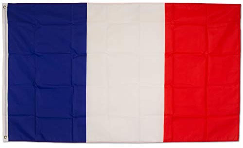 SCAMODA Bundes- und Länderflagge aus wetterfestem Material mit Metallösen, Outdoor Fahne & Flagge (Frankreich) 150x90cm