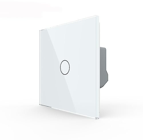 Livolo einfaches ZigBee Lichtschalter-Modul mit Glasblende in Weiß