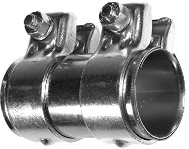 BITS4REASONS E-TECH EC004 New Model Heavy Duty Adjustable Exhaust Pipe Joiner/Connector (41-43MM, 90MM Long)