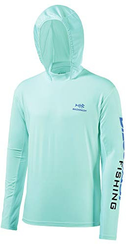Bassdash Hommes Chemise à Capuche Protection Solaire Sweats à Capuche UPF50 + UV Pull à Capuche à Manches Longues pour la pêche en Plein air, Natation