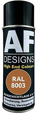 Peinture en spray 4 en 1 RAL 8003 - Marron clair