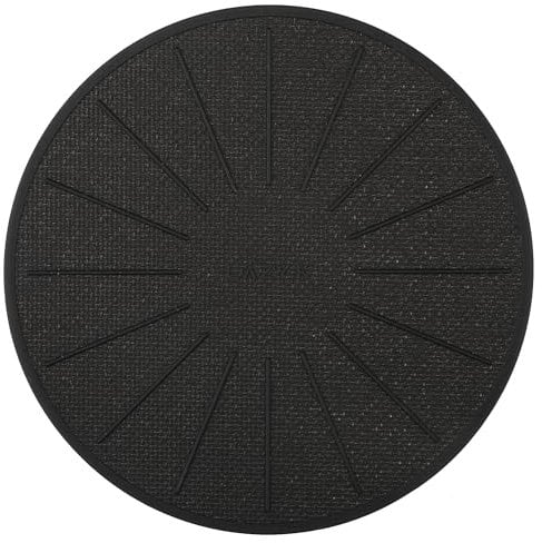 Lazy K Induction Cooktop Mat - Silicone Fiberglass Scratch Protector - for Magnetic Stove - Non Slip Pads to Prevent Pots from Sliding During Cooking_ Black (7.8inches)