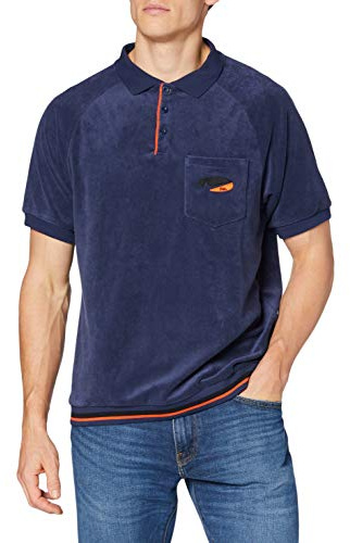 Nike Herren Polo Shirt NK SB On Deck Terry Polo, Midnight Navy/Team, L, CI7189