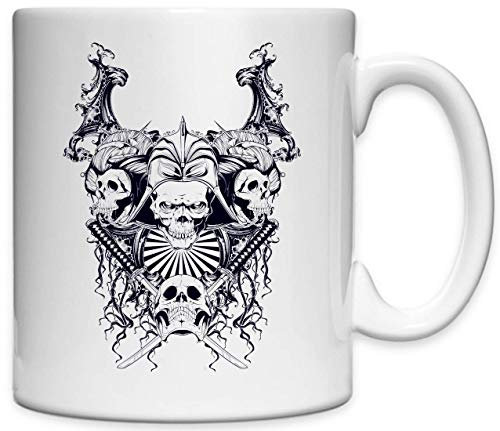Dishonor Samurai Katana Geisha Bedruckte Keramikbecher Tasse