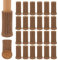 24Pcs Calcetines para Patas de Silla y Mesa, Elásticos Protectores de Pata de Madera Gruesa, Muebles Tapa de Cubre-Antideslizante & Antiarañazos, Almohadillas para Muebles de Punto de 1 a 2 