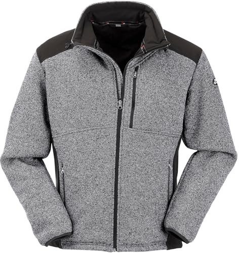 Maul Brunnthal II- Strickfleecejack Grey/Black - 52