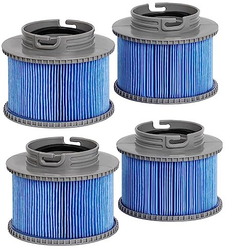 FFyan Cartucho de Filtro de Piscina de Repuesto, Piezas de Cartucho MSPA FD2089, Bomba de Cartucho (4 Piezas) para Todos los MSPA Actuales