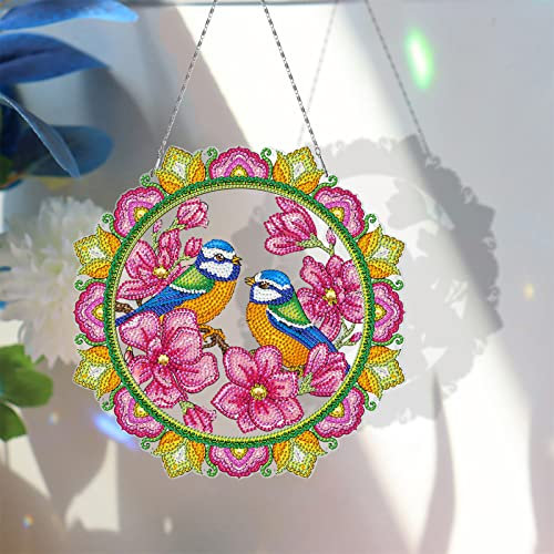 Sarah Duke 5D DIY Diamond Painting Kranz Bilder Anhänger Deko Malerei Kits Weihnachten Kranz Wanddekor Türdekor
