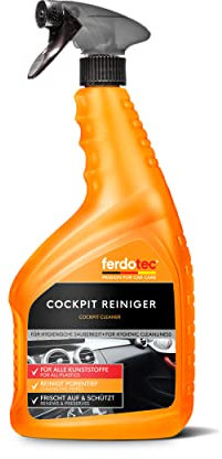 ferdotec Cockpit Reiniger 750 ml - Porentiefe Reinigung für die Auto Armaturen - Reinigt alle Kunststoffe & versiegelte Flächen im Auto Innenraum - Innenraumpflege - Autopflege