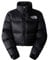 THE NORTH FACE Nuptse kurze Jacke Tnf Black/Tnf Black XL, Tnf Black/Tnf Schwarz, XL