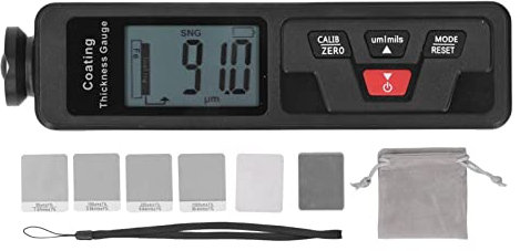 3 in 1 Schichtdickenmessgerät, 0 Bis 1500 Μ M Messbereich, Lacktester, Automatische Lackerkennung für die Prüfung Der Lackdicke Von Automobilen, Projekt für die Lackierung Von Stahlkonstruktionen