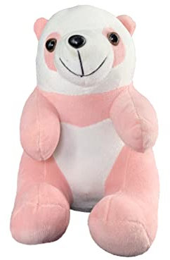 Türstopper für Boden, schwere Tiere, Kinder, modernes Design, dekorative Katze Sandsack, Gewicht 0,8 kg (Panda Rosa)