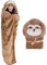 WJMSDK Faultier Decke mit Ärmeln - Faultier Geschenk für Frauen, Sherpa Fleece Kuscheldecke mit ärmeln, Tragbare Decke zum Anziehen als Weihnachten Geburtstagsgeschenk für Frauen Damen