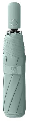 Paraguas plegable de viaje compacto Mango de apertura/cierre automático Capa de revestimiento Bloqueo de tela/Protección UV anti UPF 50 99,9% Paraguas de golf portátil Hombres Mujeres Niños