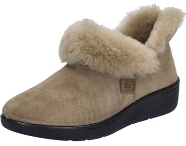 Josef Seibel Damen Pantoffeln Tara 03, Frauen Hausschuhe,Weite H (Weit),Schlappen,gaeste-Hausschuhe,hausschlappen,hofschuh,beige,39 EU