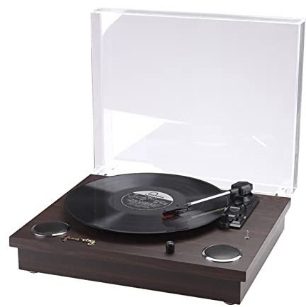 STRAFBRG Acrylic Transparent Dust Cover Vinyl Record Player LP Vintage Wireless Phonograph(2)