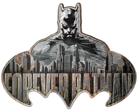 Desperate Enterprises Batman Forever MDF Wood Sign - Batman Room Décor - Nostalgic Vintage Signs - Made in the USA