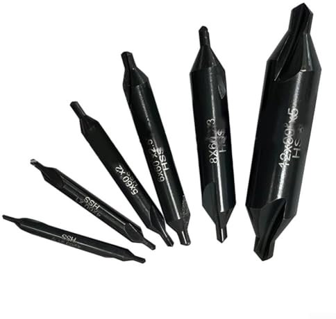 Essential Lot de 6 forets HSS à double extrémité pour des tâches d'usinage fiables
