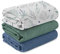 Soarwg Kids Musselin Pucktücher für Neugeborene, 3er-Set Babydecken 95 x 100 cm – Weiche Baby Swaddle Decke, Spucktücher, Wickeltuch – Perfekt für Babyparty, Keckes Rehkitz