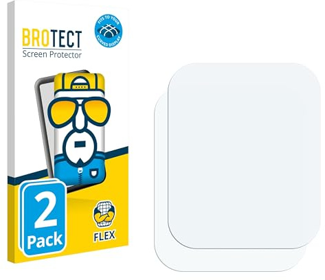 BROTECT Schutzfolie für Liu Jo SWLJ082 1.85 | 2 Stück Transparenter Displayschutz Made in Germany Klare Full-Screen Folie Full-Cover 3D Curved Montage Kit