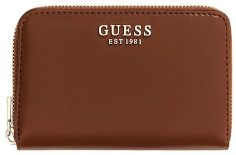 GUESS Geldbörse Laurel II SLG Medium Zip Around Wallet Cognac braun