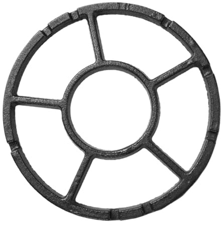 Supvox Wok Topf Untersetzer und Rutschfester Basis für Gasherd Gusseisen Schwarzer mit Stabilem Gestell für Küche und Kochen