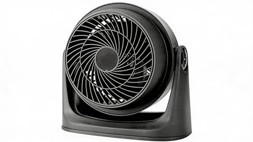 Max Star Mini Ventilador de Mesa 6 Pulgadas (Ø6”), 27W, 3 Velocidades Ajustables, Cabezal Inclinable, Rejilla Protectora – Compacto y Potente para Hogar u Oficina, MS2618