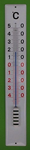 Emaille Thermometer Hauswandthermometer 60 cm