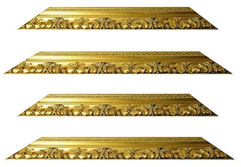 Neumann Bilderrahmen Barockrahmen gold fein verziert 979 ORO, 40x50 cm Zuschnitt