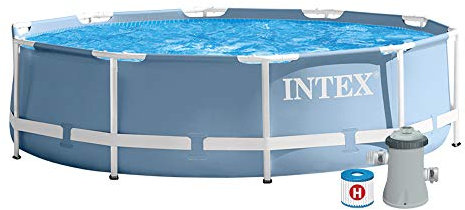Intex Prism Frame Pool - Aufstellpool - Ø 305 x 76 cm - Mit Filteranlage